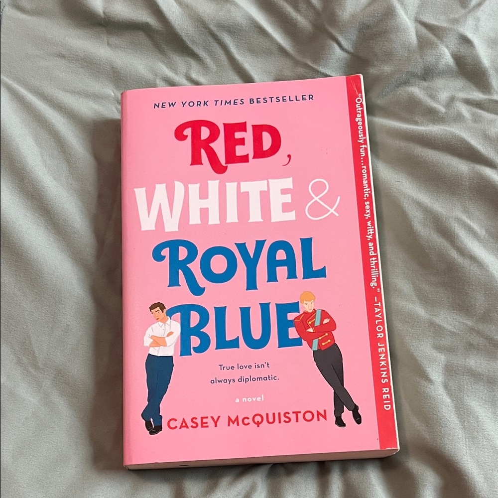 Red, White & Royal Blue Book **Slightly Flawed